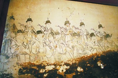 大陆仅存闽台城隍壁画受损亟待保护(图)