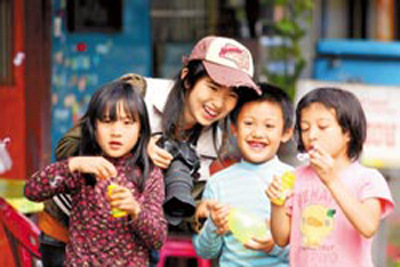 台湾女孩沈芯菱志工人生:从苦难找出口(图)