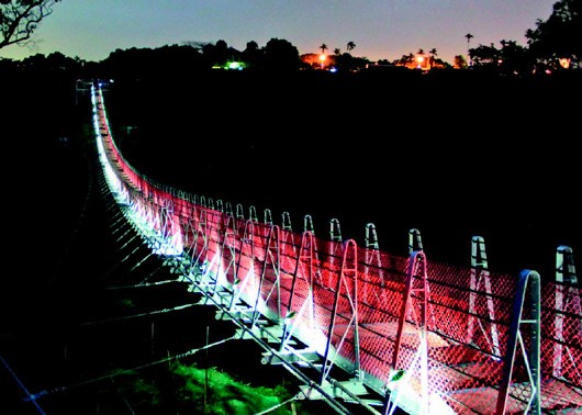 台湾最长天梯八卦山“天空之桥”启用(图)