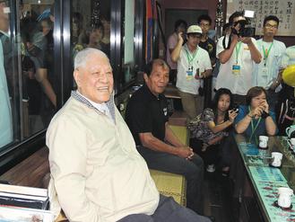 台风停电李登辉访云林被困电梯虚惊一场