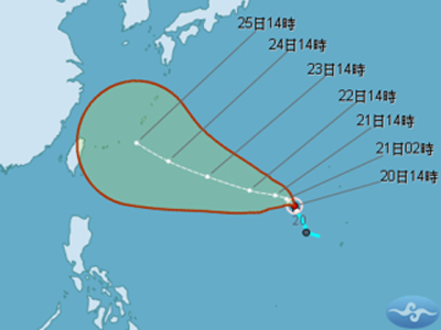 台海面轻台“布拉万”形成专家对双台风看法不同