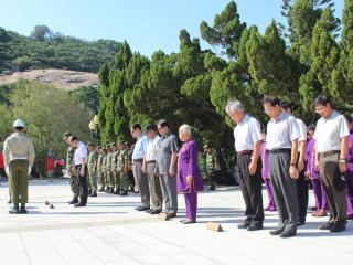 金门8·23炮战54周年县长盼两岸和平不要战争