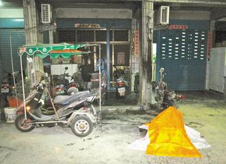 假牙难咬合台湾一男子在齿模师门前自焚身亡