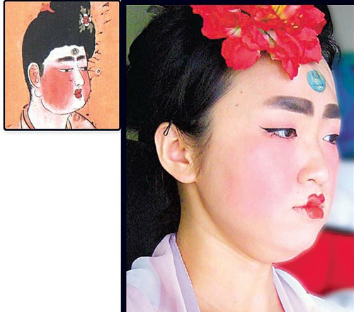 台女孩仿唐朝仕女妆暴红网友赞:一定是宠妃(图)