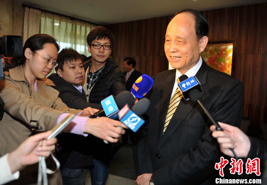 台湾海基会董事长林中森抵厦开始首次访闽之旅