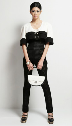 香奈儿玩几何经典黑白大展趣味(图)