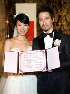 胡志强女儿闪嫁混血帅哥马英九贺称“中西合璧”
