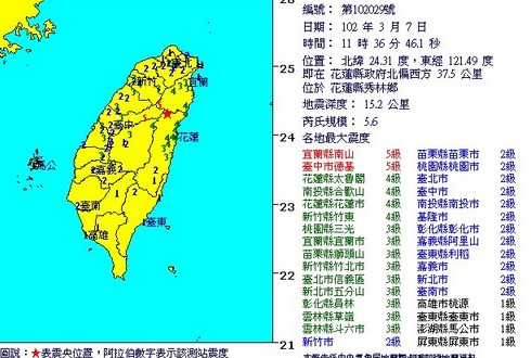 台地震在一楼也能感受超大摇晃徐若瑄吓哭:好怕