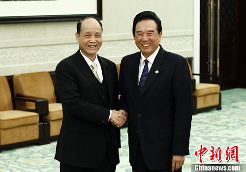 陈云林访台:海基会表欢迎林中森将设宴接待