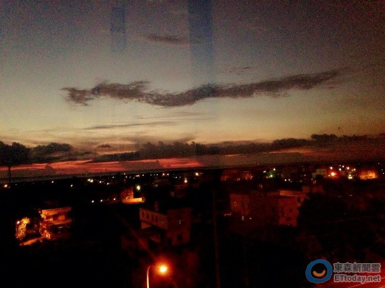 飞龙在天真实版在台湾苗栗龙形云彩超吸睛