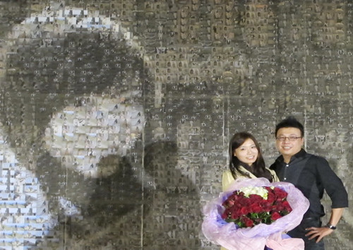 台湾南华大学音乐节校友向相恋13年女友求婚成功