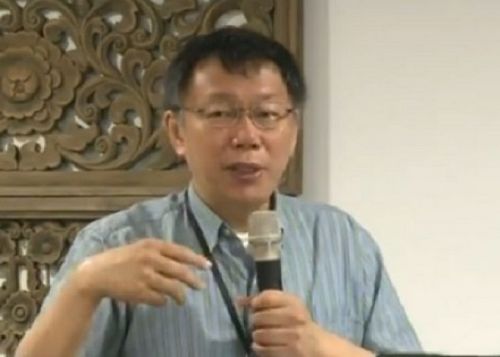 柯文哲:若选上台北市长是放陈水扁最佳机会