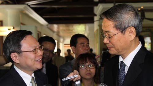 台当局:张志军王郁琦互称官衔是官方互动好开端