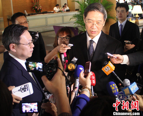 马英九:张志军和王郁琦会面象征两岸关系进步