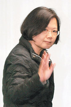 蔡英文:民进党两岸政策应考量政治现实(图)