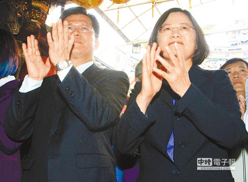 蔡英文批胡志强“放手容易放心难”:应该放手了