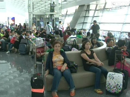 马来西亚客机失联台湾桃园机场加强安检