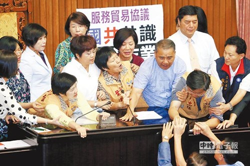 两岸服贸协议大战蓝营拟定三套战术因应绿营逆袭