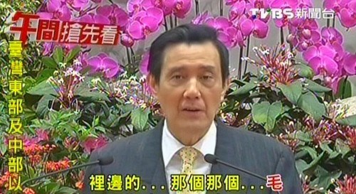 马英九称“鹿茸是鹿耳朵里的毛”遭网友讽刺