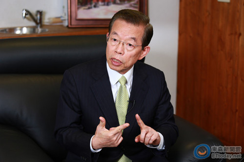 谢长廷谈马英九“鹿茸”口误:输给笨蛋不光荣
