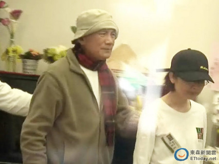 林义雄禁食7日全身无力表情痛苦赴医院调养(图)