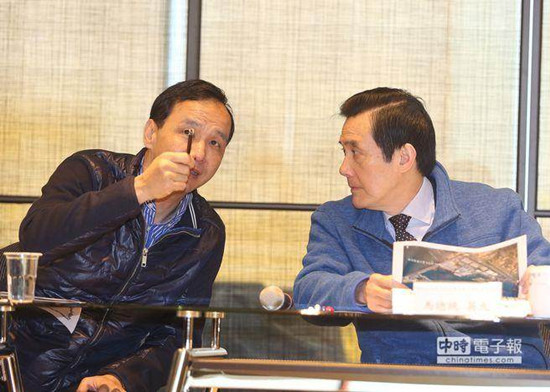 马英九、朱立伦拟同台挺连胜文营造团结求胜氛围