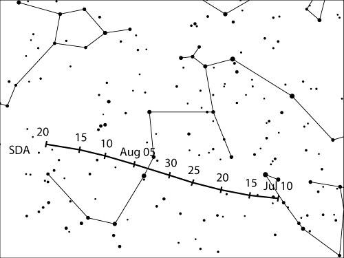 台湾水瓶座流星雨今晚进入“雨量”极大期