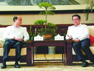 海协会会长陈德铭:两岸货贸难比中韩FTA先完成