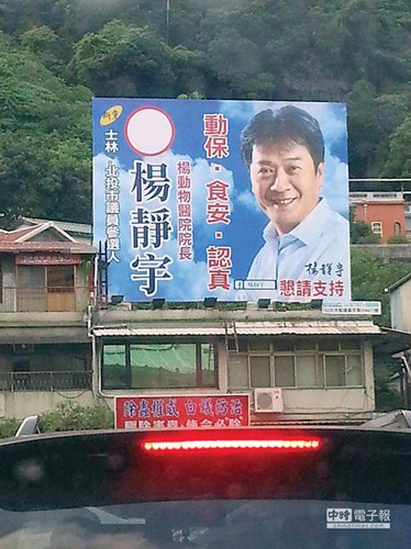 台湾年底选战逼近大楼墙面成选举广告激战区