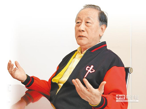 (图片来源:台湾《中时电子报》)台北市长选战进入倒数时刻,新党主席