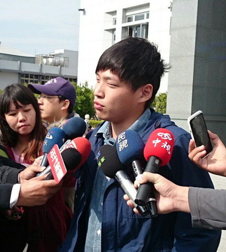 反服贸带头人陈为廷参选“立委”称不加入民进党
