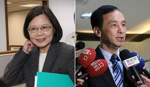 “立委”补选蓝绿步步为营蔡英文朱立伦即将对决