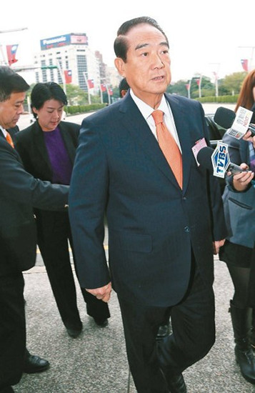 2016蓝营若推宋楚瑜郁慕明:我会支持(图)