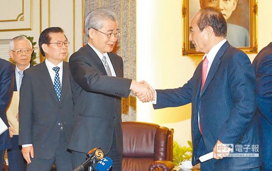 毛治国拜会王金平争取支持加入亚投行(图)