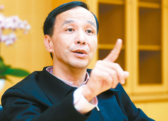 朱立伦宣布“弃选”2016引发台湾政坛哗然(图)