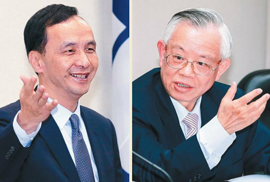 朱立伦不参战2016劝进“王牌”彭淮南(图)