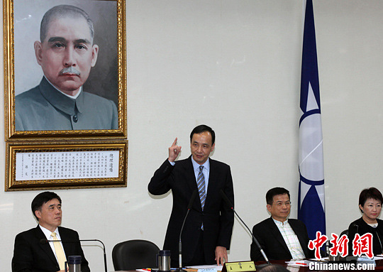 朱立伦质问民进党:难道要把两岸带回对抗、对立