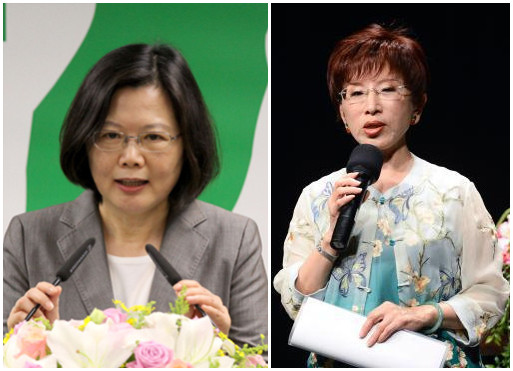 台媒民调显示洪秀柱支持度提升与蔡英文仅差1%