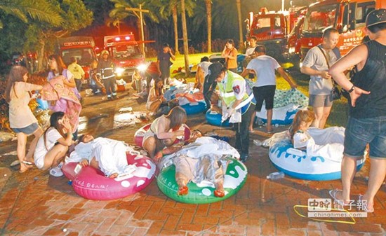 台湾八仙尘爆伤者撑过本周存活率将大增(图)