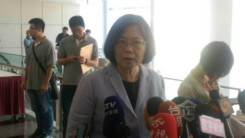 蔡英文称民进党全代会不会特别处理“台独党纲”