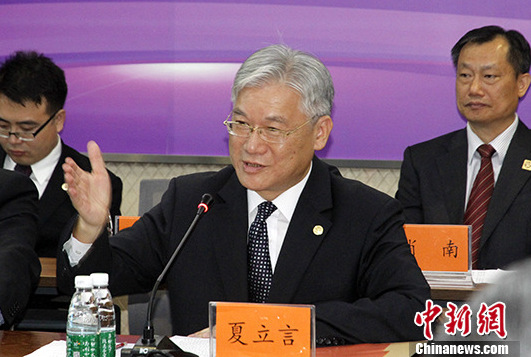 台陆委会主委夏立言:两岸货贸谈判没有政局考虑
