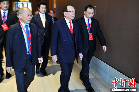 林政则蒋孝严携台湾工商团参加“赣台会”