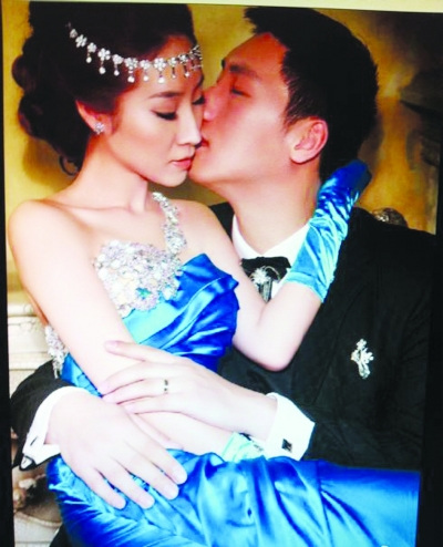 唐正东绝美婚纱照曝光新娘美丽清纯夺眼球图