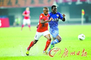 恒大2-1艰难险胜阿尔滨主力提前一周备战亚冠