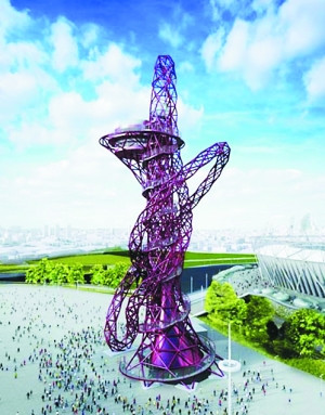 伦敦奥运建筑遭疑被指丑陋恶心似纠缠的肠子(图)