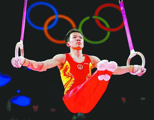 中国体操男队打造黄金一代零失误源自刻苦训练