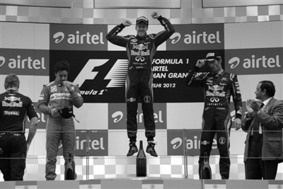 F1:维特尔印度站夺冠红牛新王者亚洲“四连庄”