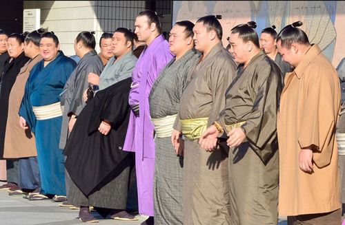 日本众相扑力士拍合照将亮相谷歌街道视图(图)