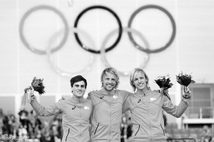 男子500米速滑结束荷兰双胞胎同登领奖台(图)