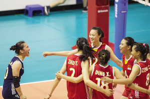 精英赛中国女排力挫东道主新人成绩及格(图)